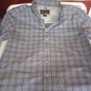 Mens Ariat pro series short sleeve button up shirt sz M